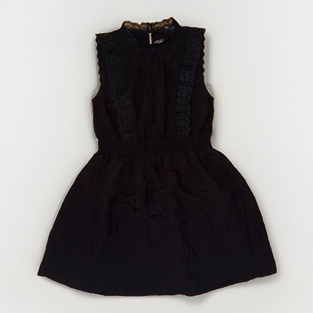 Sweet Wonder Black Sleeveless Lace Dress Large Fairygoth Goth Emo Gothic